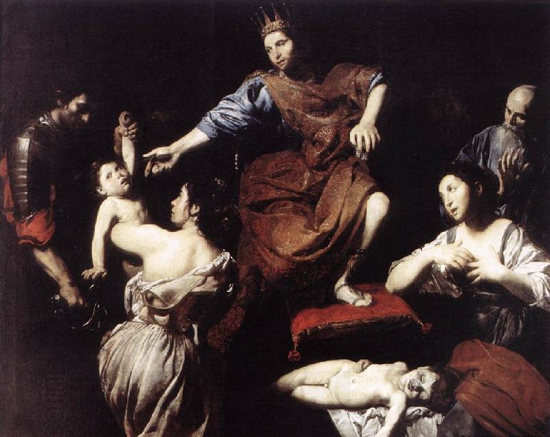 VALENTIN DE BOULOGNE The Judgment of Solomon  at China oil painting art